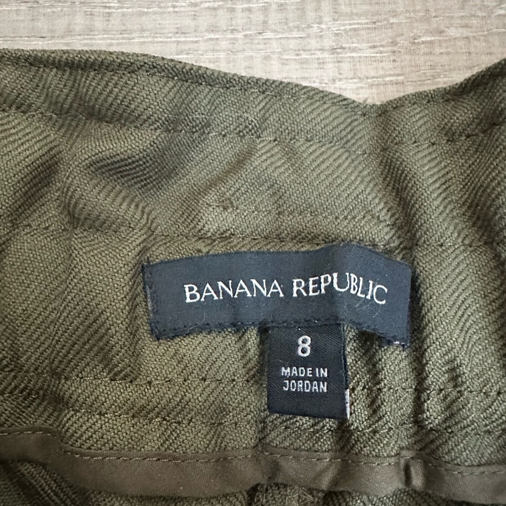 Banana Republic Green Cargo Trousers - Picture 8 of 10